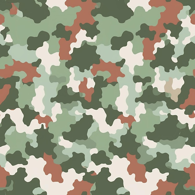 Modern camouflage seamless pattern