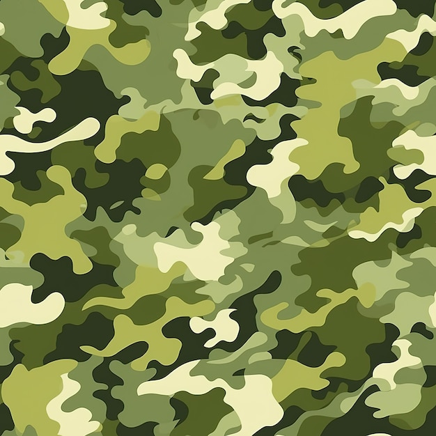 Modern camouflage seamless pattern