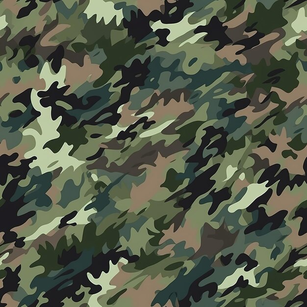 Modern camouflage seamless pattern