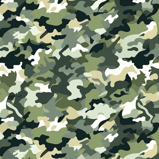 Modern camouflage seamless pattern