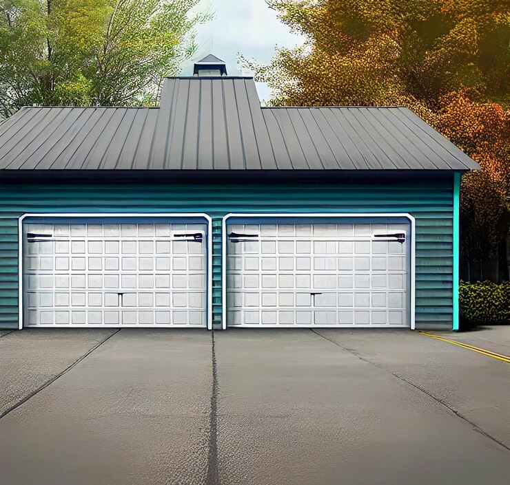 Modern car garage rolling door