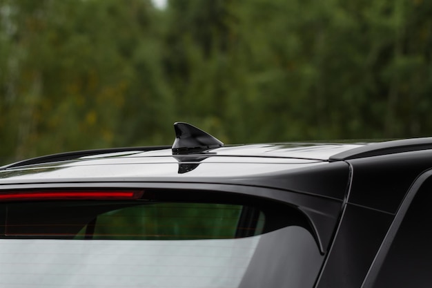 Premium Photo  Modern car radio antenna. shark fin antenna. modern car  roof.