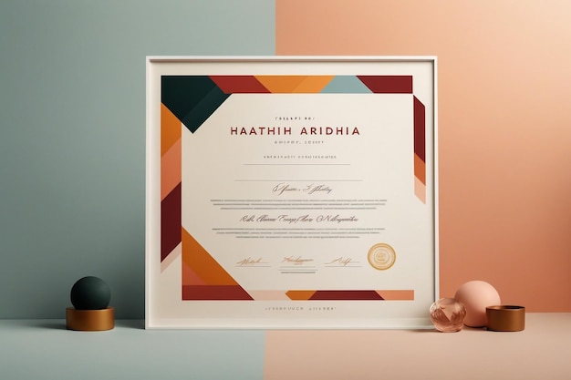 Modern Certificate of Appreciation Design