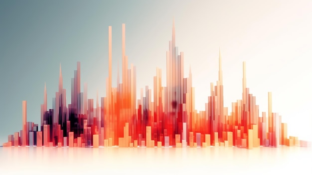 Grafici moderni mercato azionario per il web marketing design concetto di trading di fondi concetto di ricchezza concetto di marketing aziendale scambi di borsa