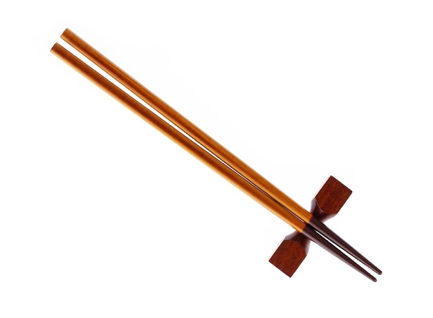 Modern Chopsticks isolated on a white background