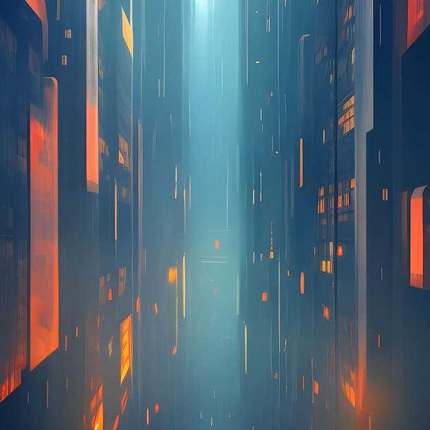 modern city, abstract colorful background