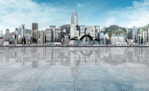 Photo modern city skyline