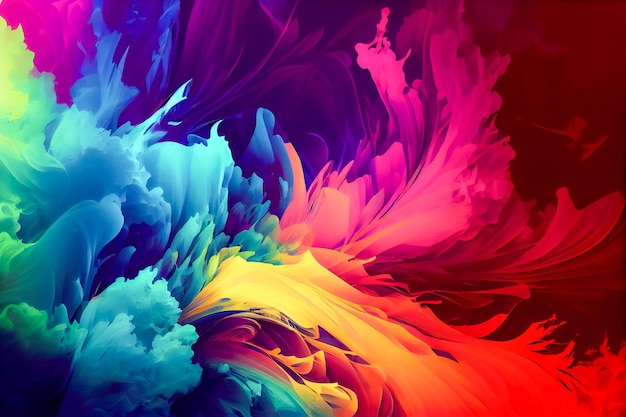 Modern colorful background Generative AI Generative AI