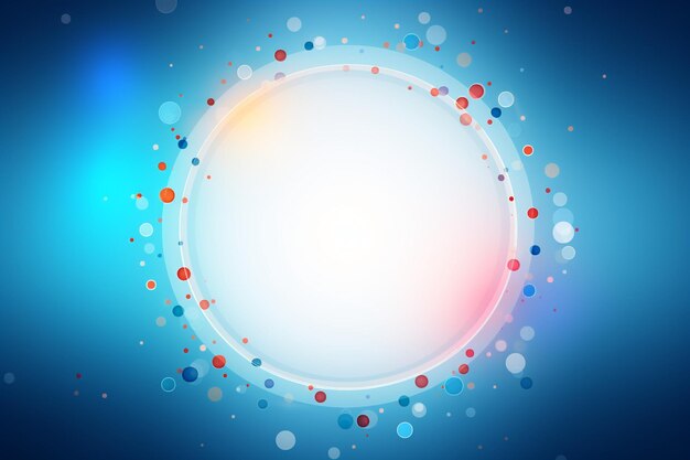 Photo modern colorful circle background