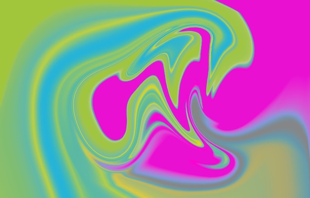 モダンでカラフルな流れの背景波の色液体の形抽象的なデザインカラーダイナミックリキッド