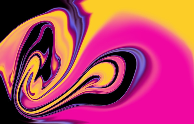 현대 다채로운 흐름 배경 웨이브 색상 액체 모양 추상 디자인유체 색상 벽지