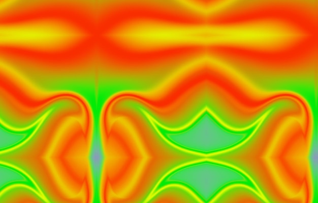 写真 モダンでカラフルな流れの背景波の色液体の形抽象的なデザイン流体の形