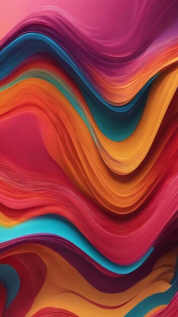 Modern colorful flow background wave color liquid shapeminimal poster ideal for banner