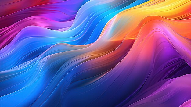 Modern colorful shaped background generative ai