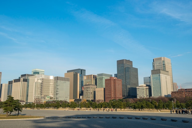 Modern commercieel gebouw in Tokio