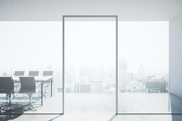 Modern conference room interior