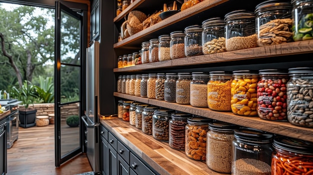 Modern Convenience Pantry Ambiance