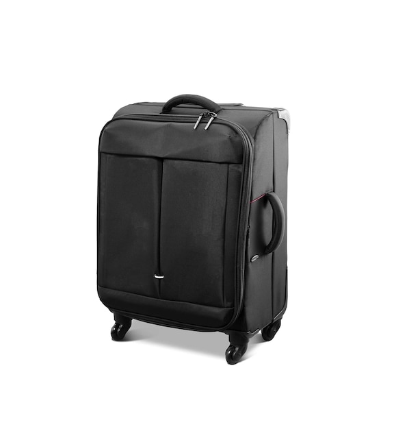 Modern convenience suitcase on casters