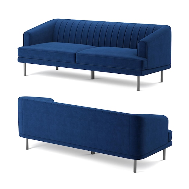 Фото Современный диван с разным угловым дизайном мебели