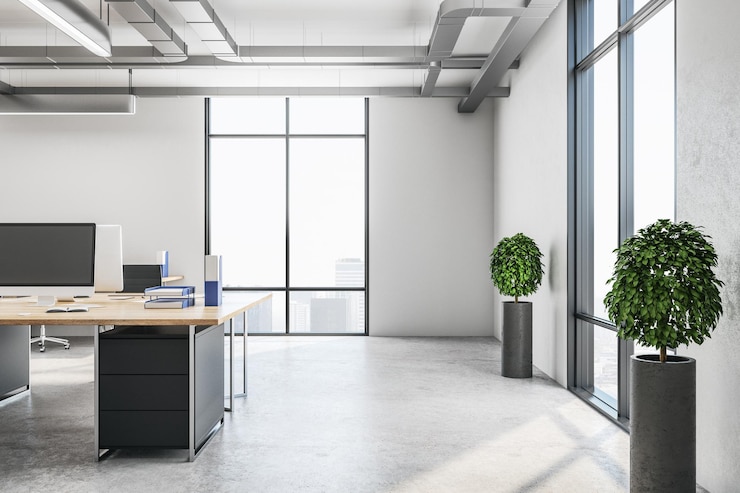 Photo modern coworking office