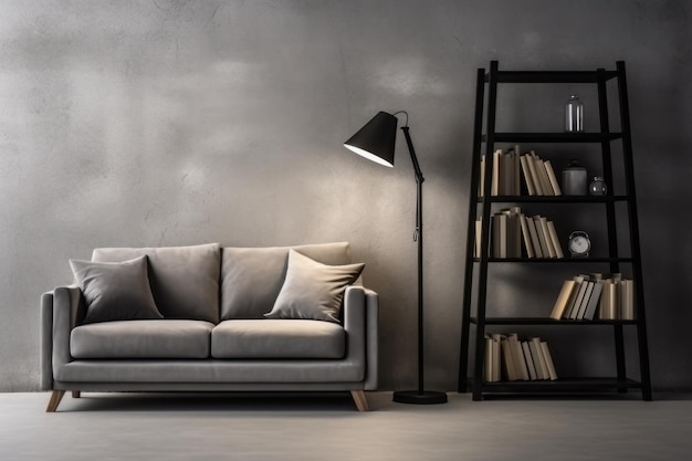 Modern cozy minimalist interior design cute scandinavian apartment flat house indoor decoration