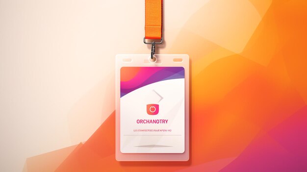 Photo modern and creative id card design template