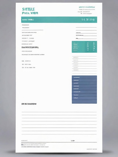 Modern And Creative Invoice Design Template