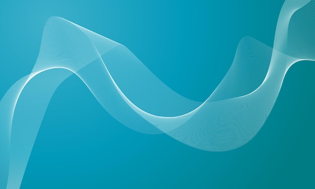 Modern creative wave line abstract background for banners and cards