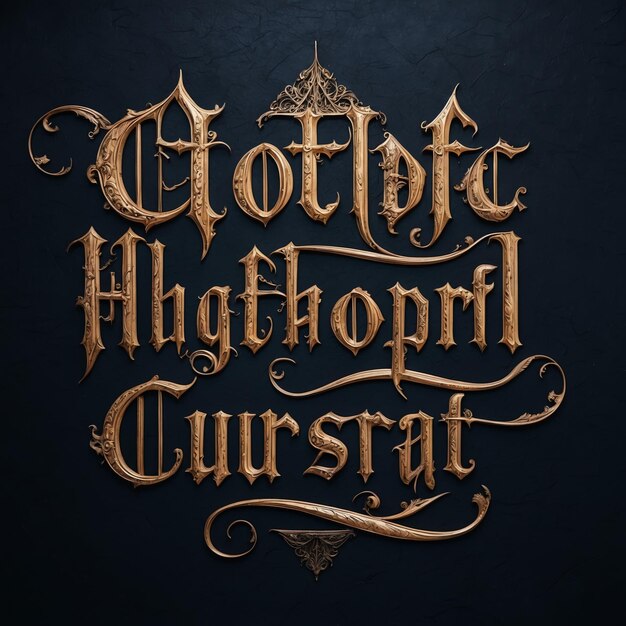 Modern cursive alphabet images for trendy typography premium ai