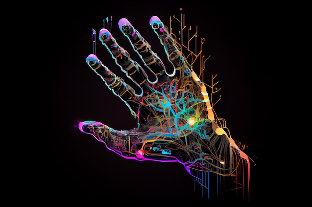 Modern cyber hand generative ai