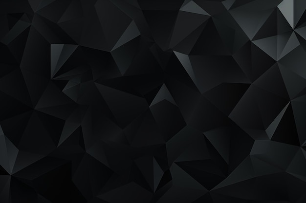 Photo modern d black paper style background