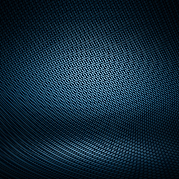 Фото Современная темно-синяя карбоновая текстурированная интерьер студия с подсветкой для фона