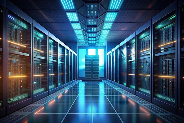 Foto soluzioni moderne per i data center e le infrastrutture di rete