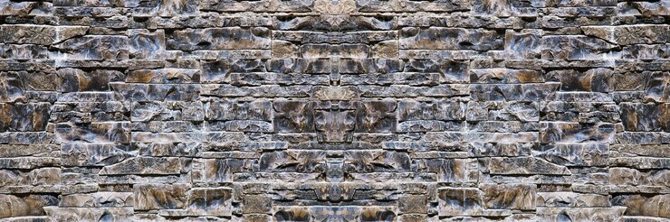 Photo modern decorative stone wall for exterior decoration of facade