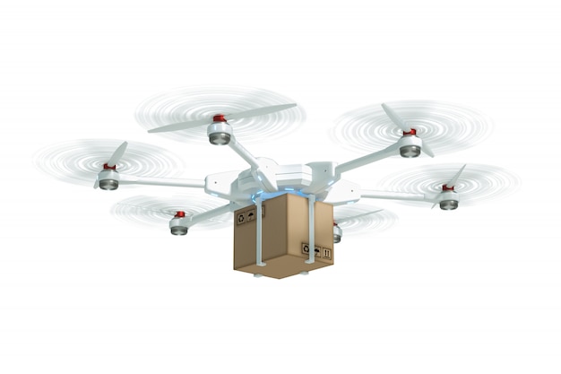 Modern delivery with a drone