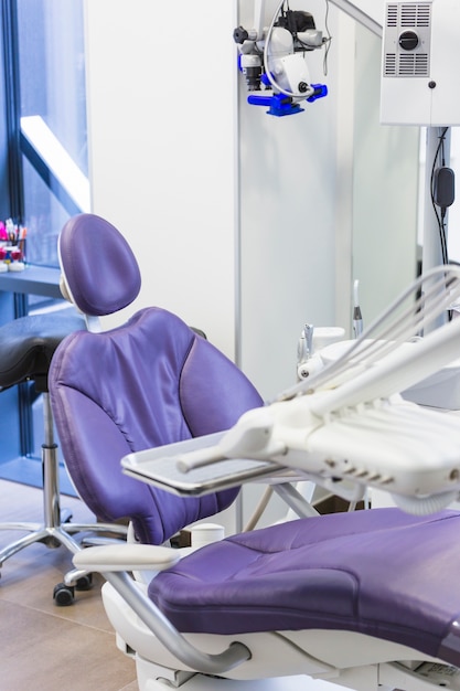 Photo modern dentist chair in clinic