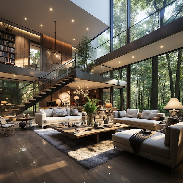 Modern design of a home interior