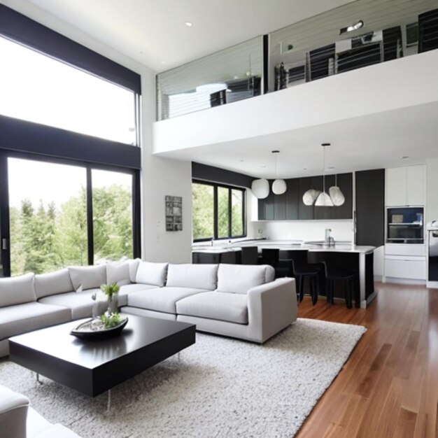 Modern design living room