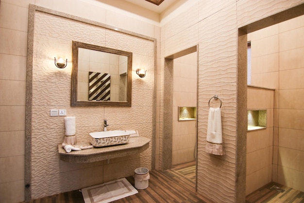 Modern design washroom Premium Photo