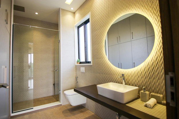 Modern design washroom Premium Photo