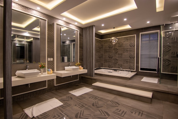 Modern design washroom 