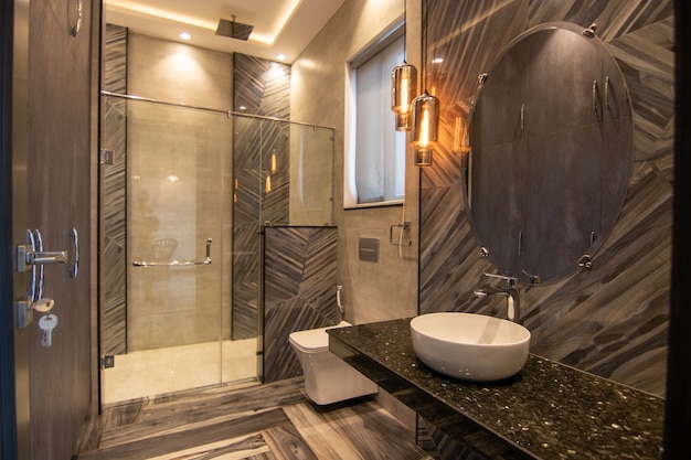 Modern design washroom 