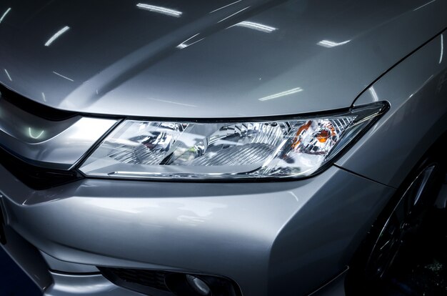 Modern details with car headlights LED