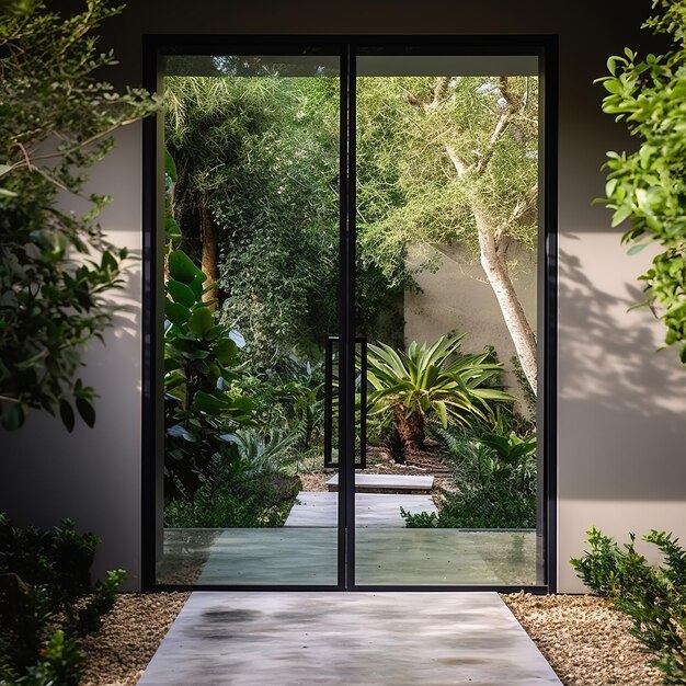 modern door entrance