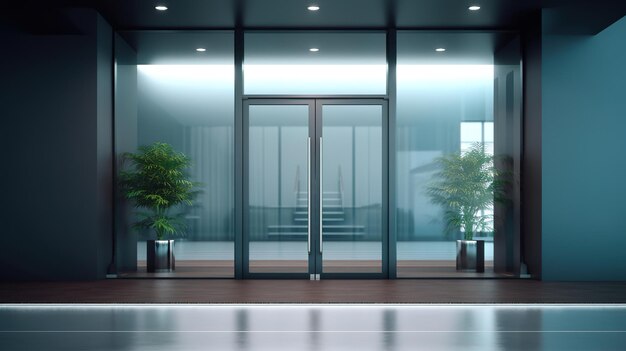 modern door entrance