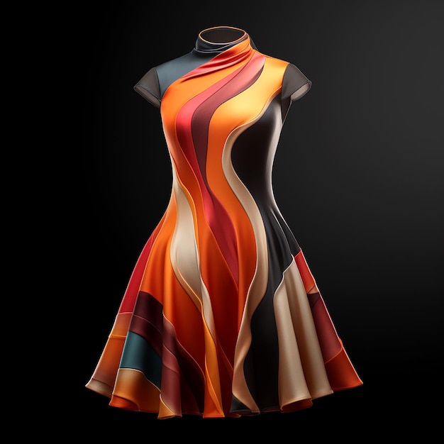 Photo modern dress for fashion designer