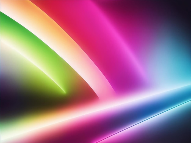 Modern dynamic rainbow color lighting effect background