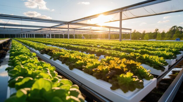 Modern ecological vegetable and fruit planting greenhouse