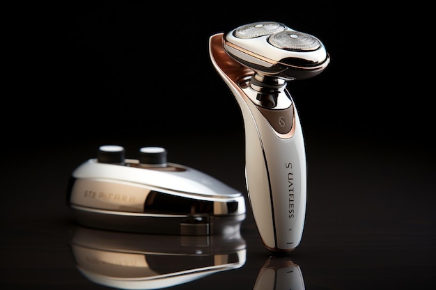 Modern Electric Razor and Grooming Kit with a Sleek Design AI