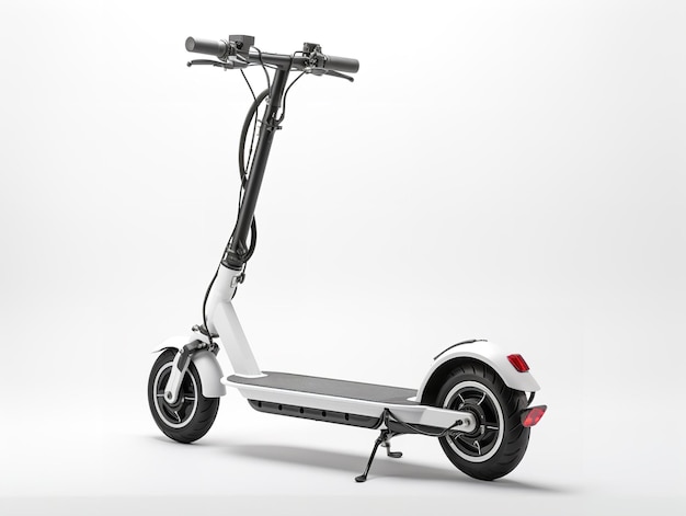 Modern Electric Scooter Zooming in City AI Generated